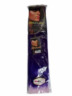 NWT Brazilian Aria Yaky 14” straight purple human hair  bundle